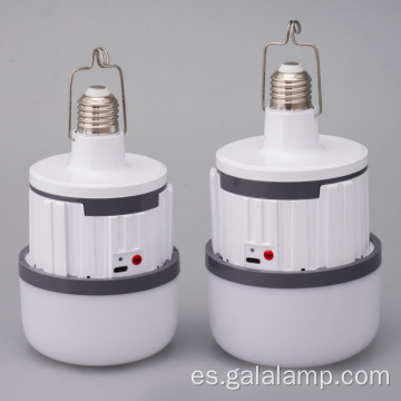 Luz de bombilla LED de emergencia recargable